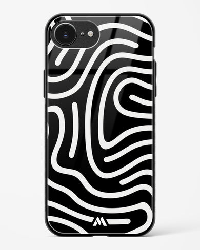Monochrome Maze Glass Case Phone Cover (Apple)