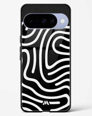 Monochrome Maze Glass Case Phone Cover (Google)