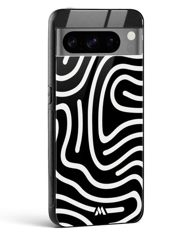 Monochrome Maze Glass Case Phone Cover (Google)