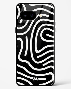 Monochrome Maze Glass Case Phone Cover (Google)
