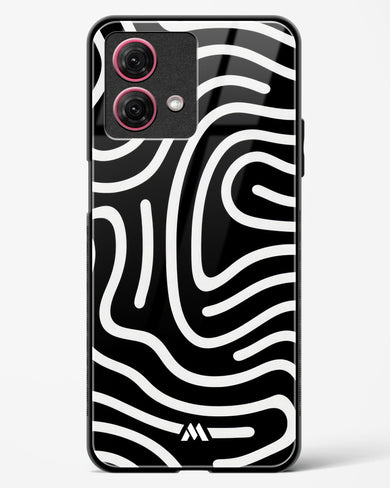 Monochrome Maze Glass Case Phone Cover (Motorola)