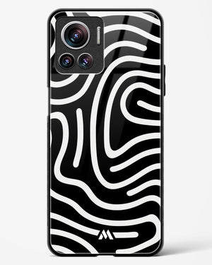 Monochrome Maze Glass Case Phone Cover (Motorola)