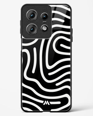 Monochrome Maze Glass Case Phone Cover (Motorola)