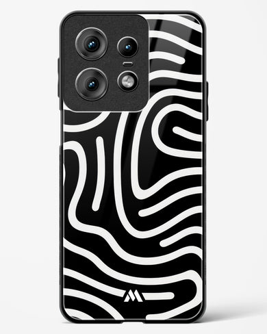 Monochrome Maze Glass Case Phone Cover (Motorola)
