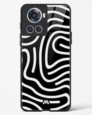 Monochrome Maze Glass Case Phone Cover (OnePlus)