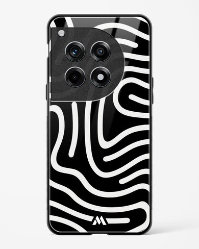 Monochrome Maze Glass Case Phone Cover (OnePlus)