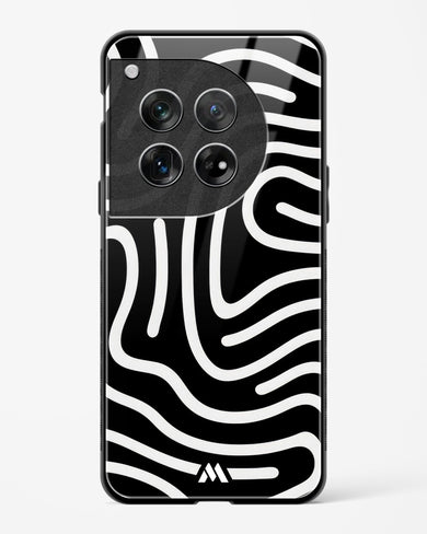 Monochrome Maze Glass Case Phone Cover (OnePlus)