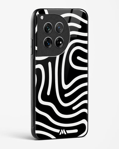 Monochrome Maze Glass Case Phone Cover (OnePlus)