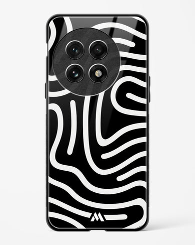 Monochrome Maze Glass Case Phone Cover (OnePlus)