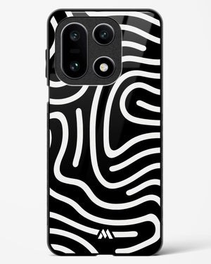 Monochrome Maze Glass Case Phone Cover (OnePlus)