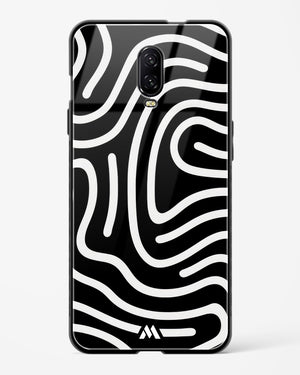 Monochrome Maze Glass Case Phone Cover (OnePlus)