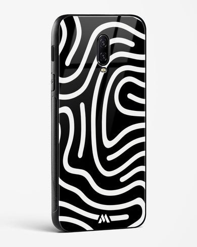 Monochrome Maze Glass Case Phone Cover (OnePlus)