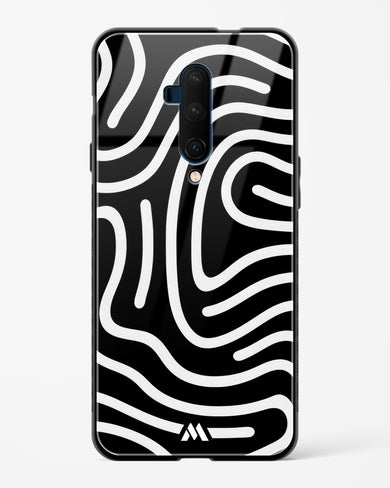 Monochrome Maze Glass Case Phone Cover (OnePlus)