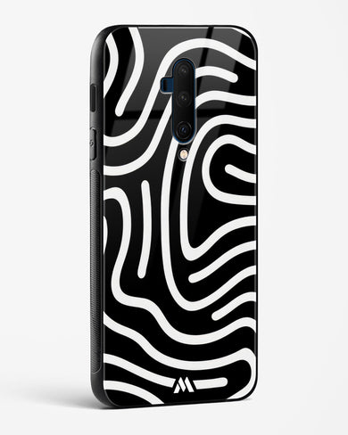 Monochrome Maze Glass Case Phone Cover (OnePlus)