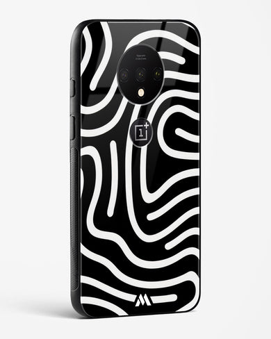 Monochrome Maze Glass Case Phone Cover (OnePlus)