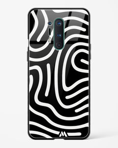 Monochrome Maze Glass Case Phone Cover (OnePlus)