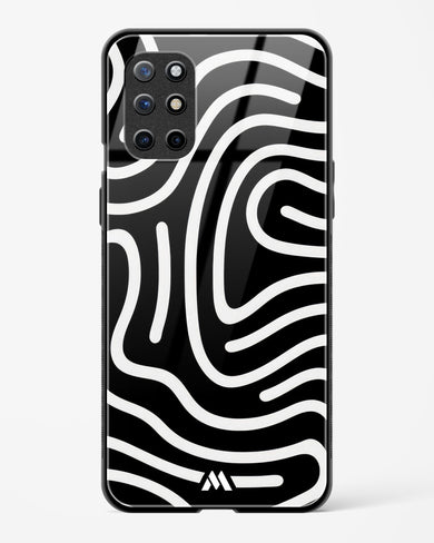 Monochrome Maze Glass Case Phone Cover (OnePlus)