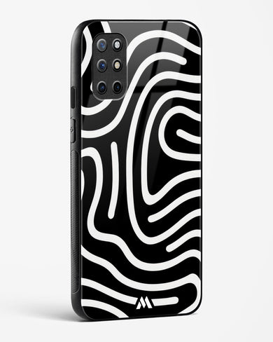 Monochrome Maze Glass Case Phone Cover (OnePlus)