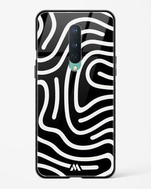 Monochrome Maze Glass Case Phone Cover (OnePlus)