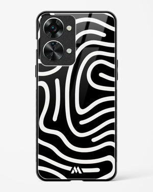 Monochrome Maze Glass Case Phone Cover (OnePlus)