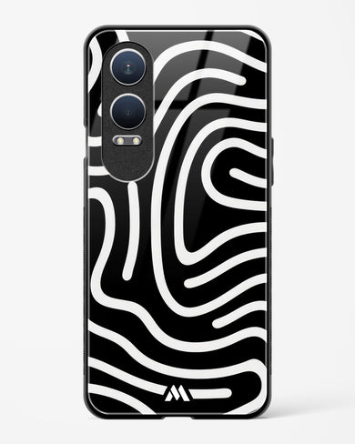 Monochrome Maze Glass Case Phone Cover (OnePlus)