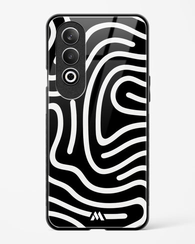 Monochrome Maze Glass Case Phone Cover (OnePlus)