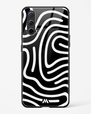 Monochrome Maze Glass Case Phone Cover (OnePlus)