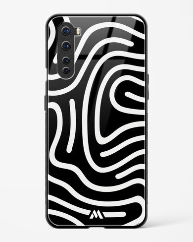 Monochrome Maze Glass Case Phone Cover (OnePlus)