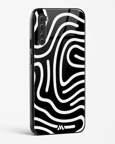 Monochrome Maze Glass Case Phone Cover (OnePlus)