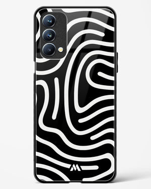 Monochrome Maze Glass Case Phone Cover (Oppo)