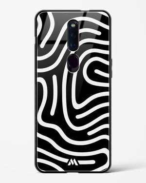 Monochrome Maze Glass Case Phone Cover (Oppo)