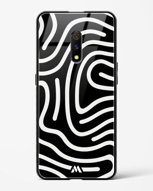 Monochrome Maze Glass Case Phone Cover (Oppo)