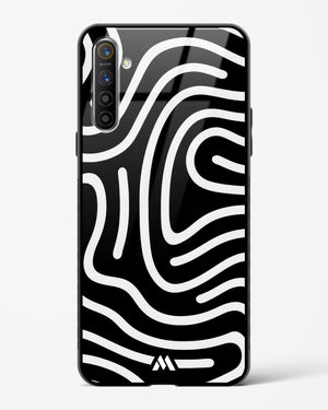 Monochrome Maze Glass Case Phone Cover (Oppo)