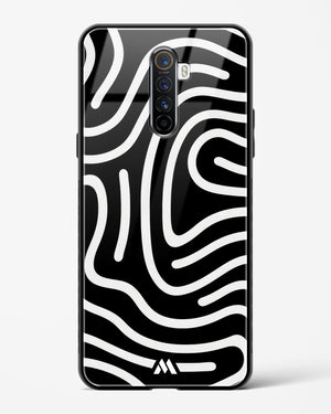 Monochrome Maze Glass Case Phone Cover (Oppo)