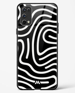 Monochrome Maze Glass Case Phone Cover-(Realme)