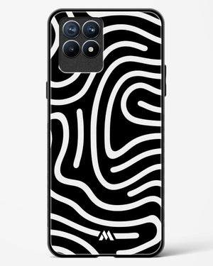 Monochrome Maze Glass Case Phone Cover-(Realme)