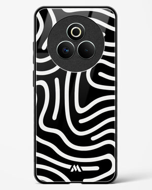 Monochrome Maze Glass Case Phone Cover (Realme)