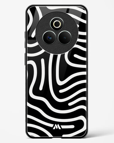 Monochrome Maze Glass Case Phone Cover (Realme)
