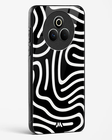 Monochrome Maze Glass Case Phone Cover (Realme)