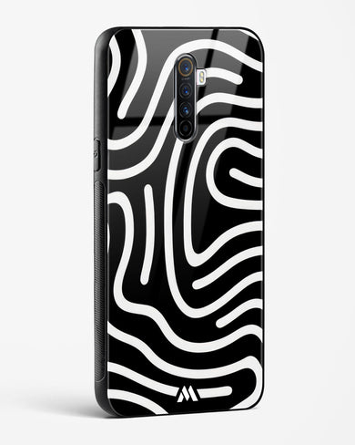 Monochrome Maze Glass Case Phone Cover (Realme)