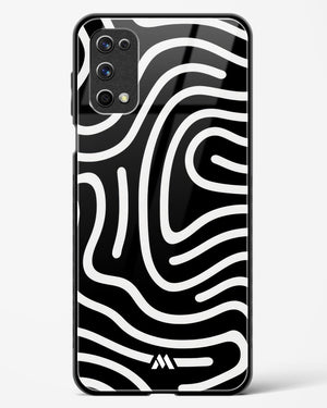 Monochrome Maze Glass Case Phone Cover (Realme)