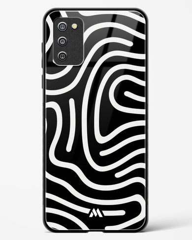 Monochrome Maze Glass Case Phone Cover (Samsung)
