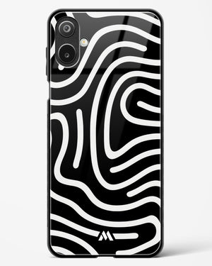 Monochrome Maze Glass Case Phone Cover (Samsung)