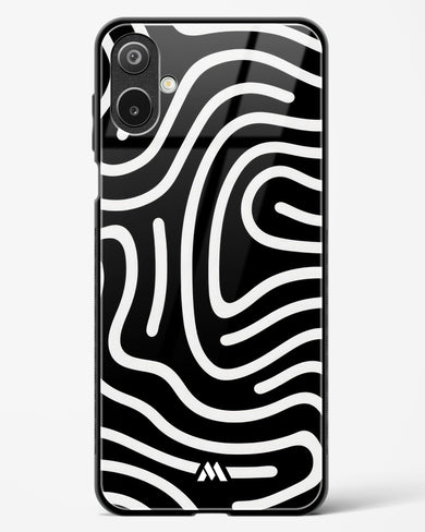 Monochrome Maze Glass Case Phone Cover (Samsung)