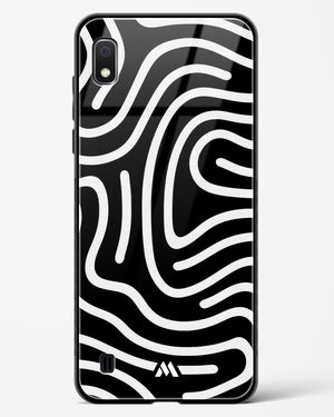 Monochrome Maze Glass Case Phone Cover (Samsung)