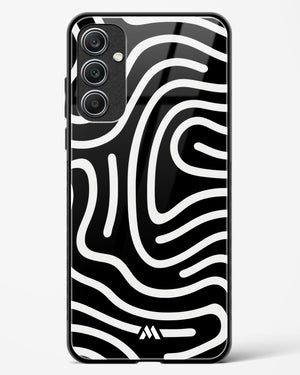 Monochrome Maze Glass Case Phone Cover (Samsung)
