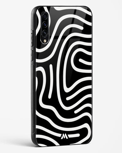 Monochrome Maze Glass Case Phone Cover (Samsung)
