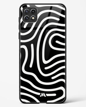 Monochrome Maze Glass Case Phone Cover (Samsung)