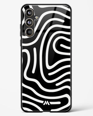 Monochrome Maze Glass Case Phone Cover (Samsung)