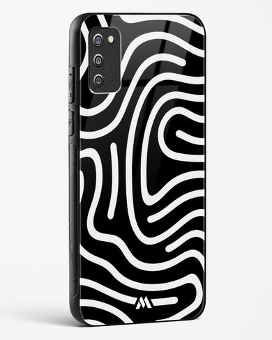 Monochrome Maze Glass Case Phone Cover (Samsung)